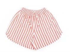 Mads Nørgaard white alyssum/shell pink sacky shorts Pio